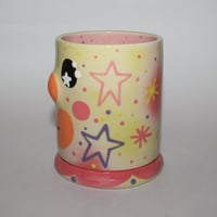 Image 3 of pink n yellow airbrush cup
