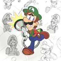 Image 2 of Mario and Luigi Stickers