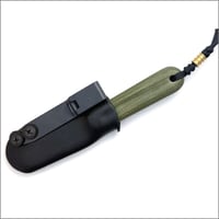 Image 2 of RanchDog OD Green Micarta + Black Micarta