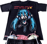 Image 1 of miku fit hard t-shirt