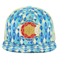 Image 8 of GRASSROOTS COLORADO BLUE PRISM SNAPBACK HAT 