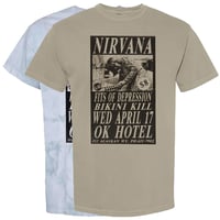 Image 1 of Nirvana • Fitz Of Depression • Bikini Kill | Poster Tee