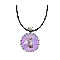 Image 1 of rainbow angel kitty necklace