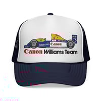 Image 1 of  Vintage Canon Williams Team Trucker Hat - Retro Vintage Snapback Cap