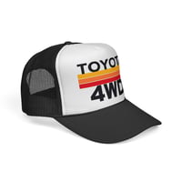 Image 3 of  Vintage Toyota 4WD TRD Mens Trucker Hat - Retro Mesh Snapback Cap