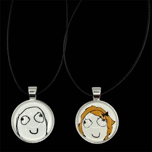 Image of derp & derpina necklace