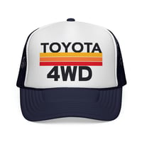 Image 1 of  Vintage Toyota 4WD TRD Mens Trucker Hat - Retro Mesh Snapback Cap