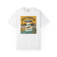 Image 4 of Area 51 Roadtrip T-Shirt — Retro UFO Desert Road Trip Tee (Las Vegas to Desert)