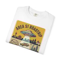 Image 6 of Area 51 Roadtrip T-Shirt — Retro UFO Desert Road Trip Tee (Las Vegas to Desert)