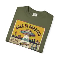 Image 9 of Area 51 Roadtrip T-Shirt — Retro UFO Desert Road Trip Tee (Las Vegas to Desert)