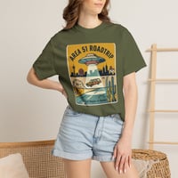 Image 10 of Area 51 Roadtrip T-Shirt — Retro UFO Desert Road Trip Tee (Las Vegas to Desert)