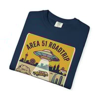 Image 12 of Area 51 Roadtrip T-Shirt — Retro UFO Desert Road Trip Tee (Las Vegas to Desert)
