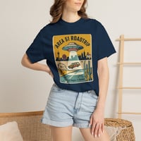 Image 13 of Area 51 Roadtrip T-Shirt — Retro UFO Desert Road Trip Tee (Las Vegas to Desert)