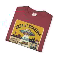 Image 15 of Area 51 Roadtrip T-Shirt — Retro UFO Desert Road Trip Tee (Las Vegas to Desert)