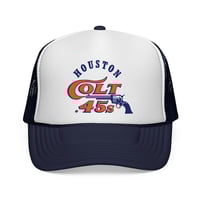 Image 1 of  Vintage Houston Colt .45s Mesh Snapback Trucker Hat - Retro Vintage Cap