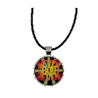Image 1 of never shout never! necklace