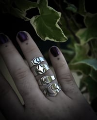 Image 1 of Wide band moon and star 