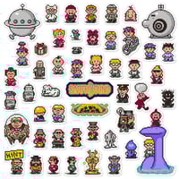 Image 1 of Earthbound Sticker/Magnet Sets (50 Pieces)