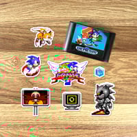 Image 3 of Sonic the Hedgehog 2 Sticker/Magnet Sets (24 Pieces) 