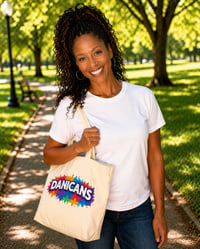 DANICANS Canvas Tote Bag – Carry the Message