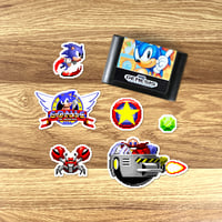 Image 3 of Sonic the Hedgehog Sticker/Magnet Sets (21 Pieces) 