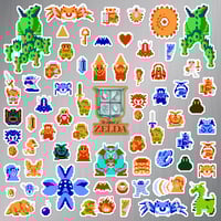 Image 2 of The Legend of Zelda Sticker/Magnet Sets (66 Pieces)