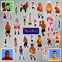 Image 2 of Mike Tyson's Punch-Out!! Sticker/Magnet Sets (30 Pieces)
