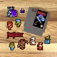 Image 3 of Final Fantasy NES Sticker/Magnet Sets (33 Pieces) 