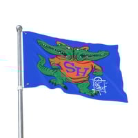 Image 3 of Seminole Heights Swamp Puppy Double Sided Flag