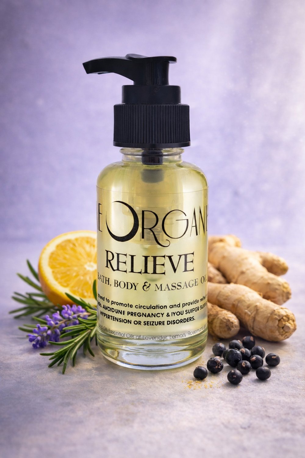 Divine Organics Bath, Body & Massage Oils