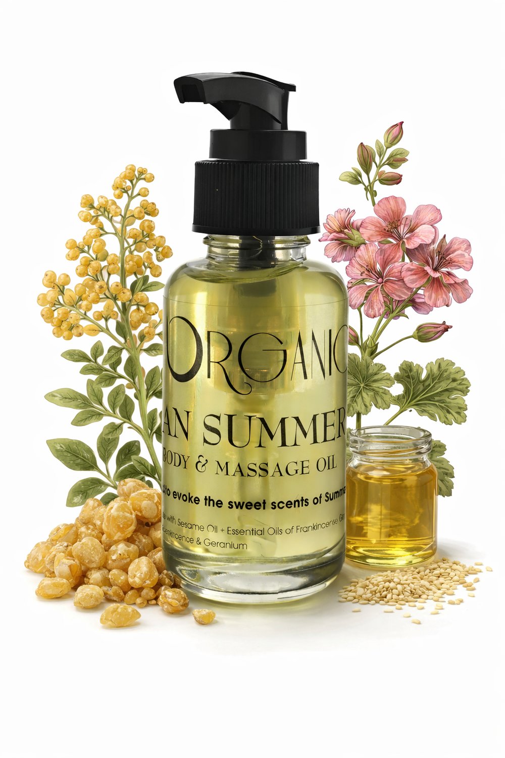 Divine Organics Bath, Body & Massage Oils