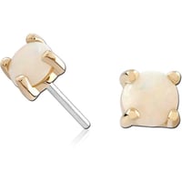 Image 1 of '4 Prong • Cabochon Stone' by Goldy Luxe