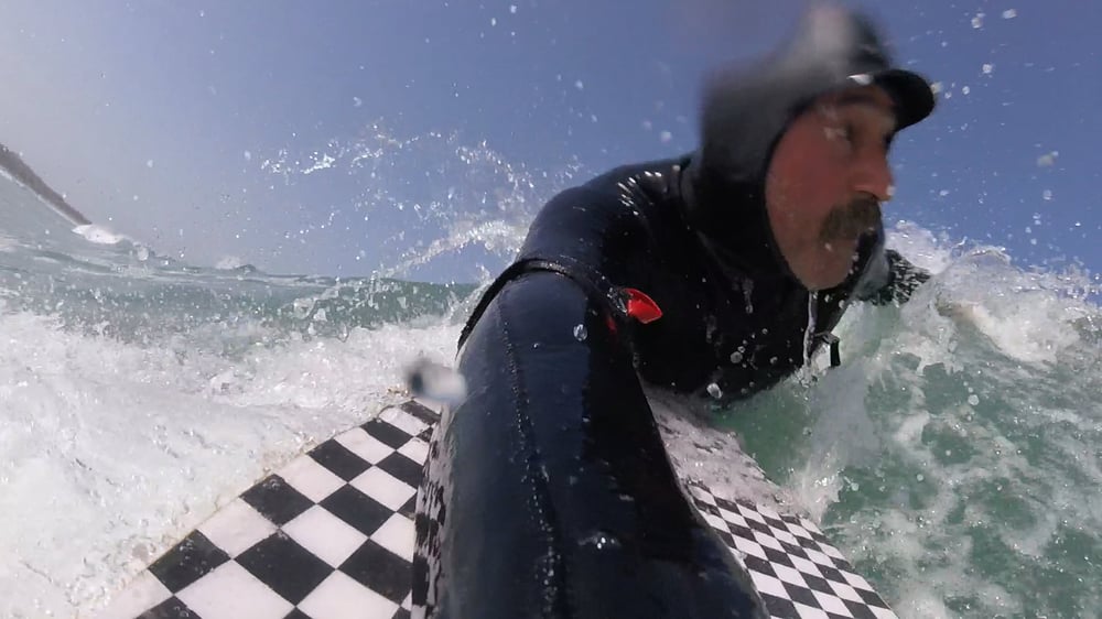 Sharkboy Rocket - Paulownia Wood with Checkerboard deck - Paipo Bellyboard