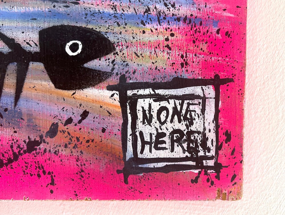 "Sidmouth and fish bones..." Original pink series...