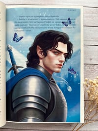 Image 3 of Kingfisher inspired fan art print / page overlay / bookmark  