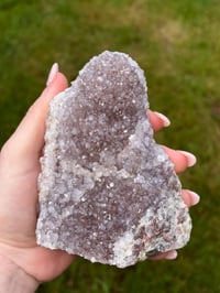 Image 1 of Amethyst Cutbase Sparkly Freeform