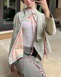 Image 1 of MARC JACOBS STRINGY STRIPED JACKET