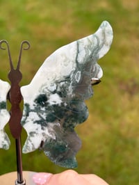 Image 2 of Moss Agate Butterfly Wings