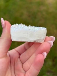 Image 7 of Aura Quartz Druzy Heart