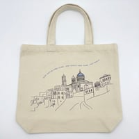 Image 1 of TOTE BAG Large - Άγιος Νικόλαος (Βαπόρια) Σύρος | Original Design