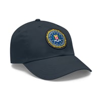 Image 2 of Federal Bureau of Investigation (FBI) Dad Cap with Leather Patch