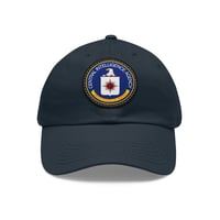 Image 1 of  Central Intelligence Agency (CIA) Dad Cap with Leather Patch
