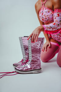 PINK TNA Boots 