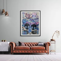 Image 2 of MUTINY ON THE TANKY — original artwork — collaboration with Skeleton Cardboard and Marc Craig