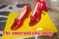 Image 2 of Dorothys Ruby Slippers authentic vintage display slippers replicas the wizard of oz
