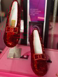 Image 4 of Dorothys Ruby Slippers authentic vintage display slippers replicas the wizard of oz