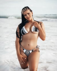 SNAKE SKIN BIKINI SIGNED 8x10