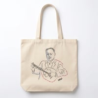 Image 1 of TOTE BAG Large - Μάρκος Βαμβακάρης (Portrait) | Original Artwork