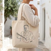Image 5 of TOTE BAG Large - Μάρκος Βαμβακάρης (Portrait) | Original Artwork
