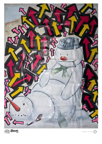 Image 1 of A3 Giclée Art Print — SNOWBONIA — collaboration with Steven Sharman and Marc Craig